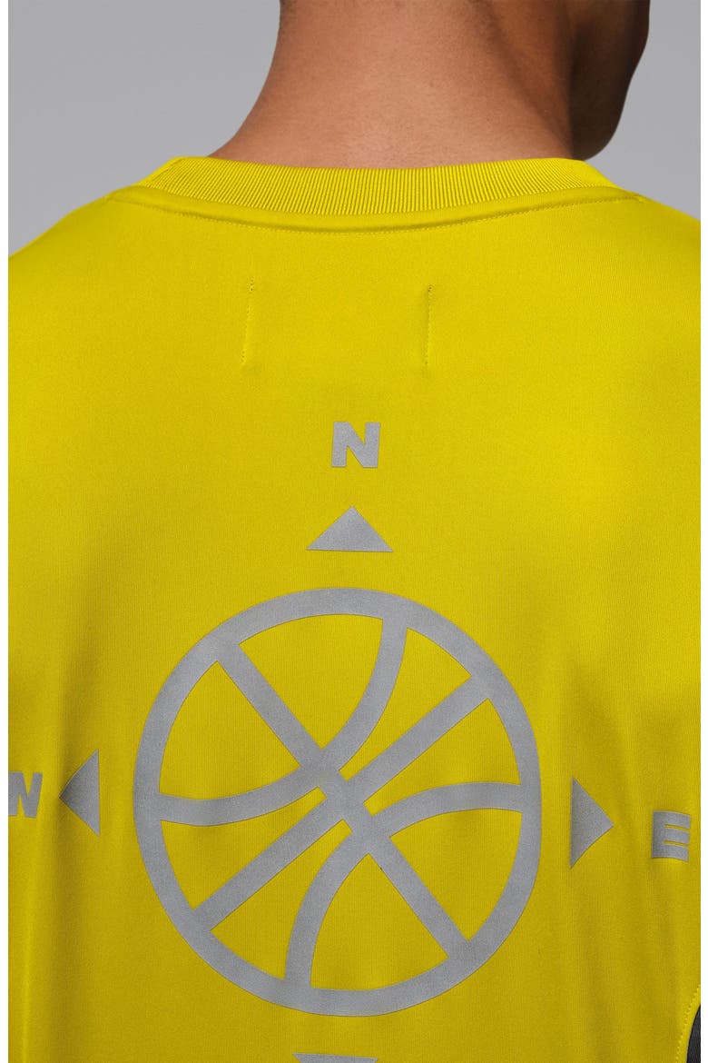 Brooklyn Graphic Sweatshirt, Alternate, color, BRIGHT CITRON/ CARGO KHAKI