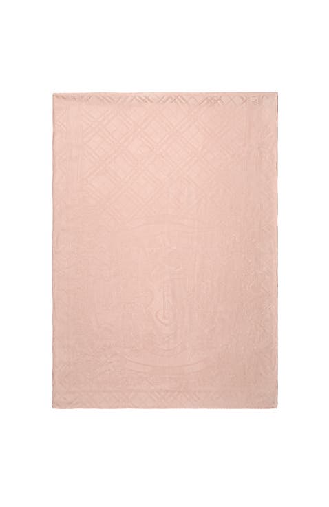 Floral Crest Silk Scarf