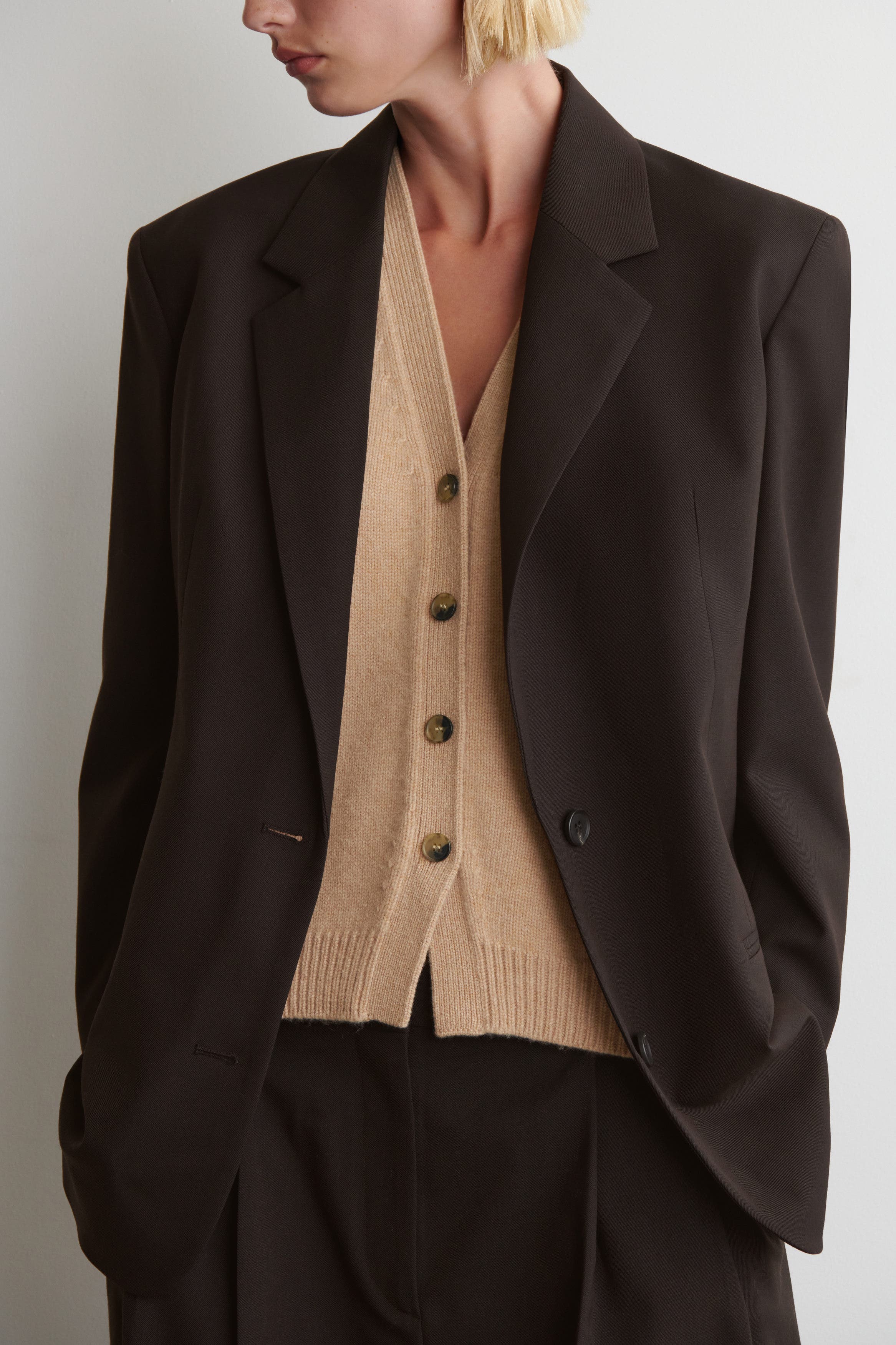 Knitted Cashmere-Blend Tank - image 2