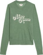 Zadig 
Voltaire Miss CP Mon Amour Embellished Cashmere Graphic Sweater