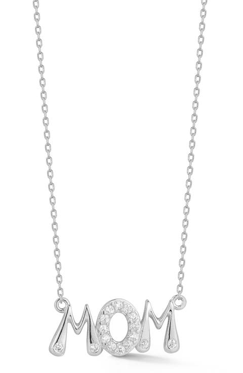 Mom Pendant Necklace