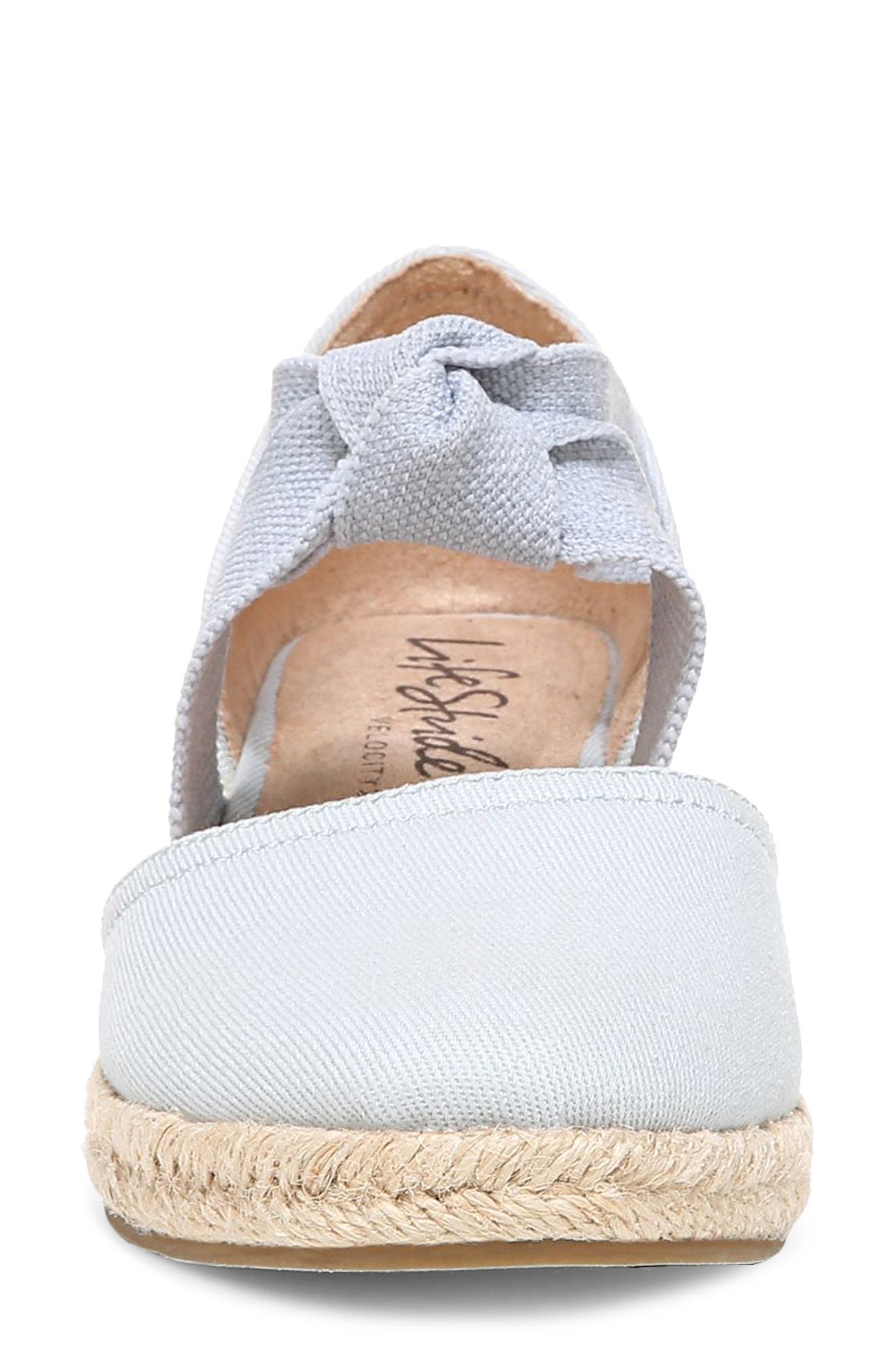 LifeStride Kascade Wedge Espadrille Sandal - Wide Width Available, Alternate, color, Blue