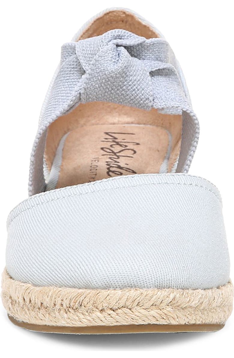 LifeStride Kascade Wedge Espadrille Sandal - Wide Width Available, Alternate, color, Blue