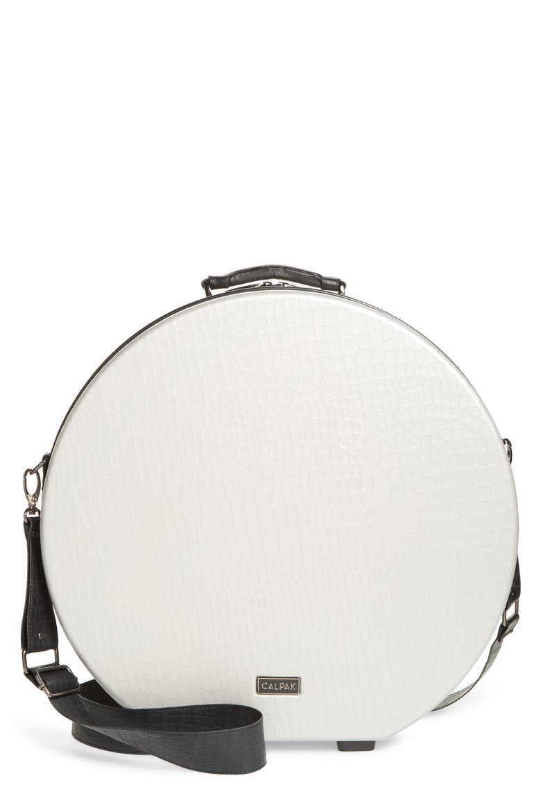 Baye Large Hardcase Hat Box, Main, color, GREY