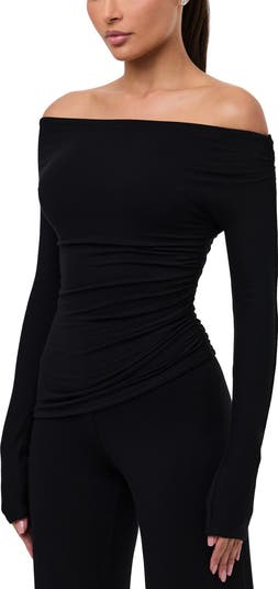 Off the Shoulder Ruched Top