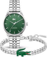 Lacoste Men's Lisbon Bracelet Watch Gift Set, 42mm