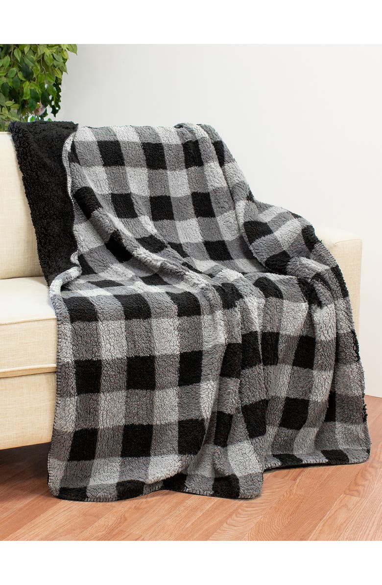 SUTTON HOME Mantolok Printed Throw Blanket, Alternate, color, 