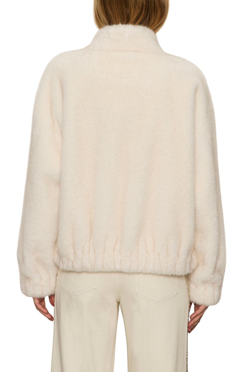 Sanctuary Coco Faux Fur Jacket, Alternate, color, Almond Cream