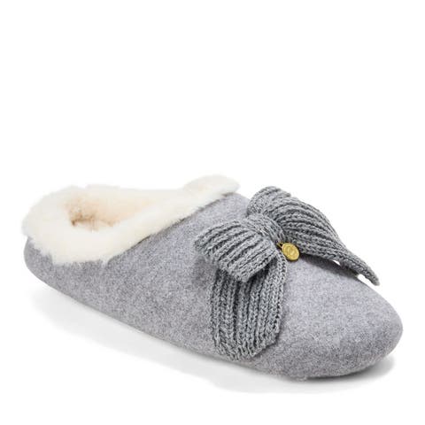 Josie Knit Clog Slipper with Bow (Women)