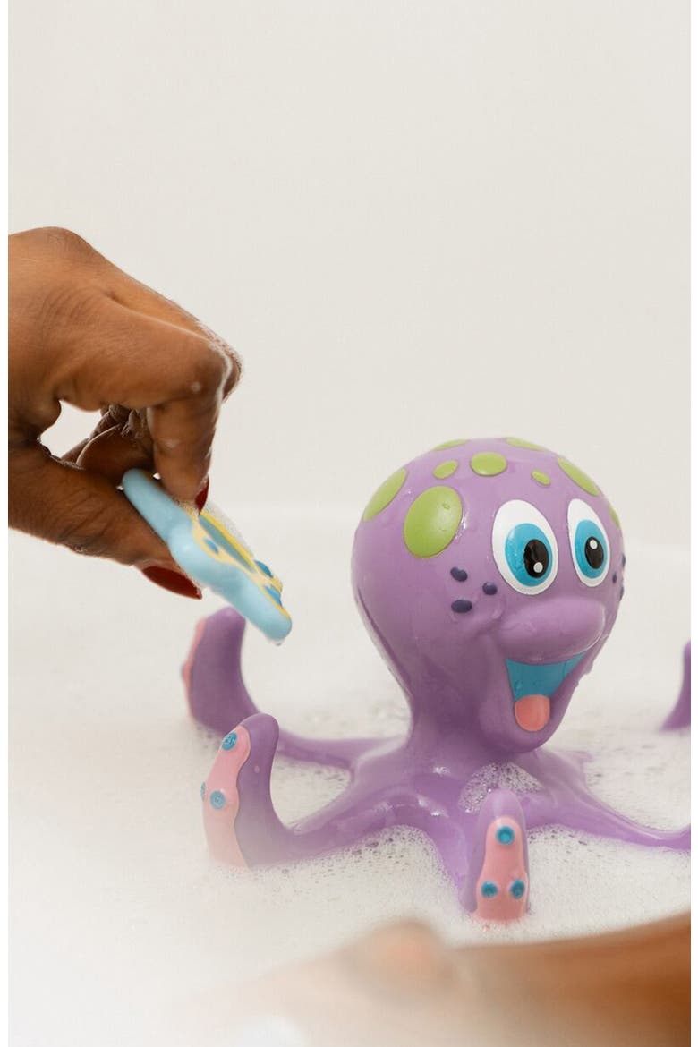 Kids' Octopus Floating Bath Toy Set, Alternate, color, NONE