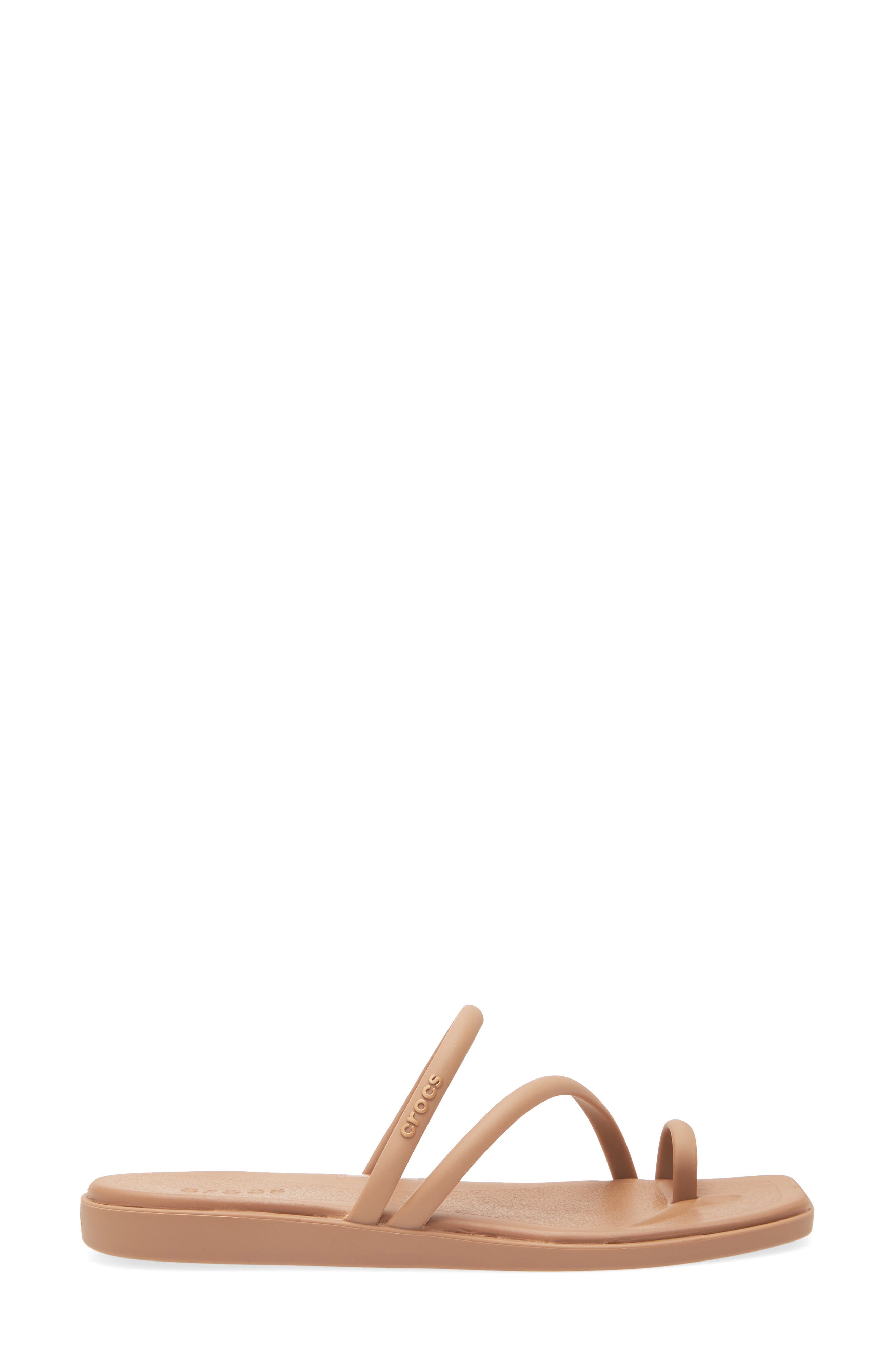 Miami Toe Loop Sandal, Alternate, color, MILK CHOCOLATE