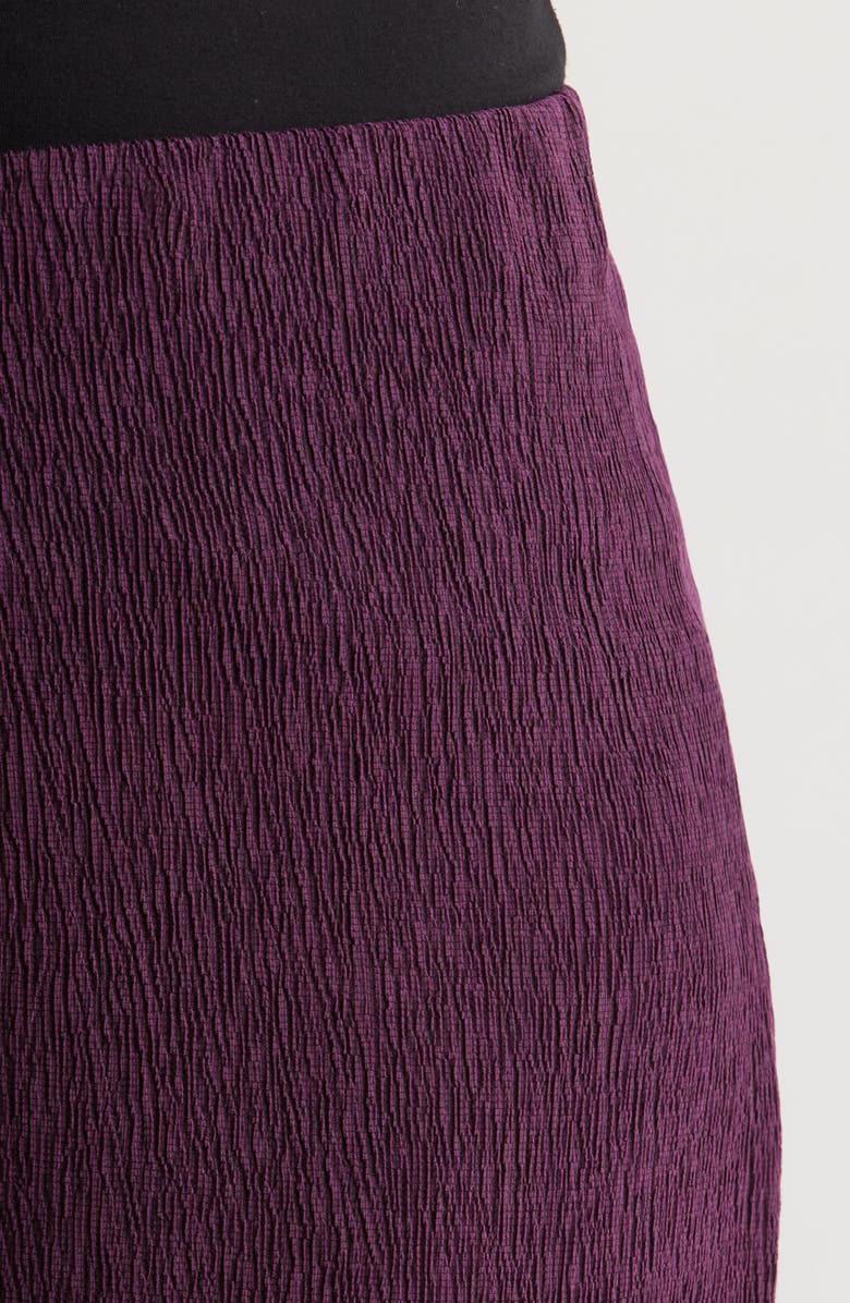 Eileen Fisher Crinkled High Waist Ankle Wide Legs, Alternate, color, 