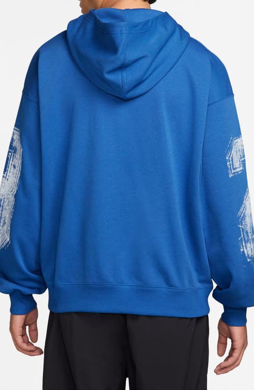 Jordan Brooklyn Collegiate Oversize Hoodie In Blue