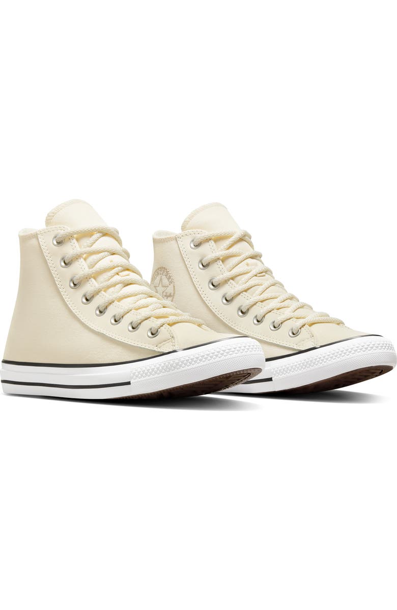 Converse Chuck Taylor<sup
®</sup
All Star<sup
®</sup
High Top Sneaker, Alternate, color, Egret/Papyrus/White
