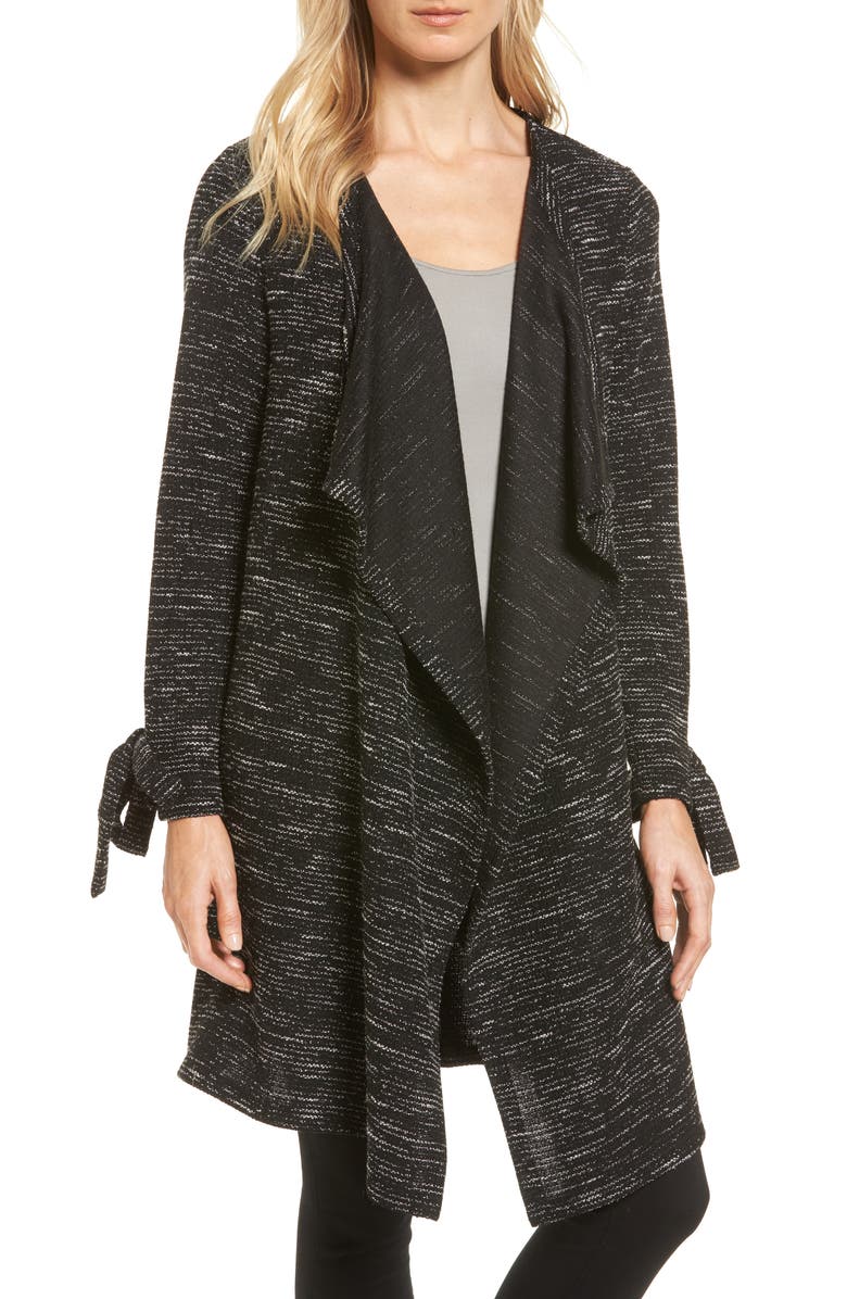 Pleione Tie Sleeve Long Cardigan, Main, color, 