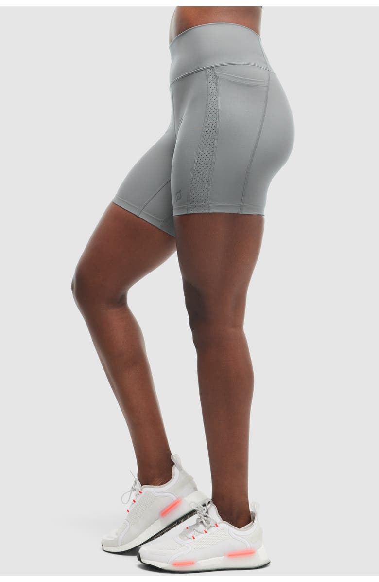 Peloton Cadent 7" Laser Perforated Bike Short, Alternate, color, Sage Green