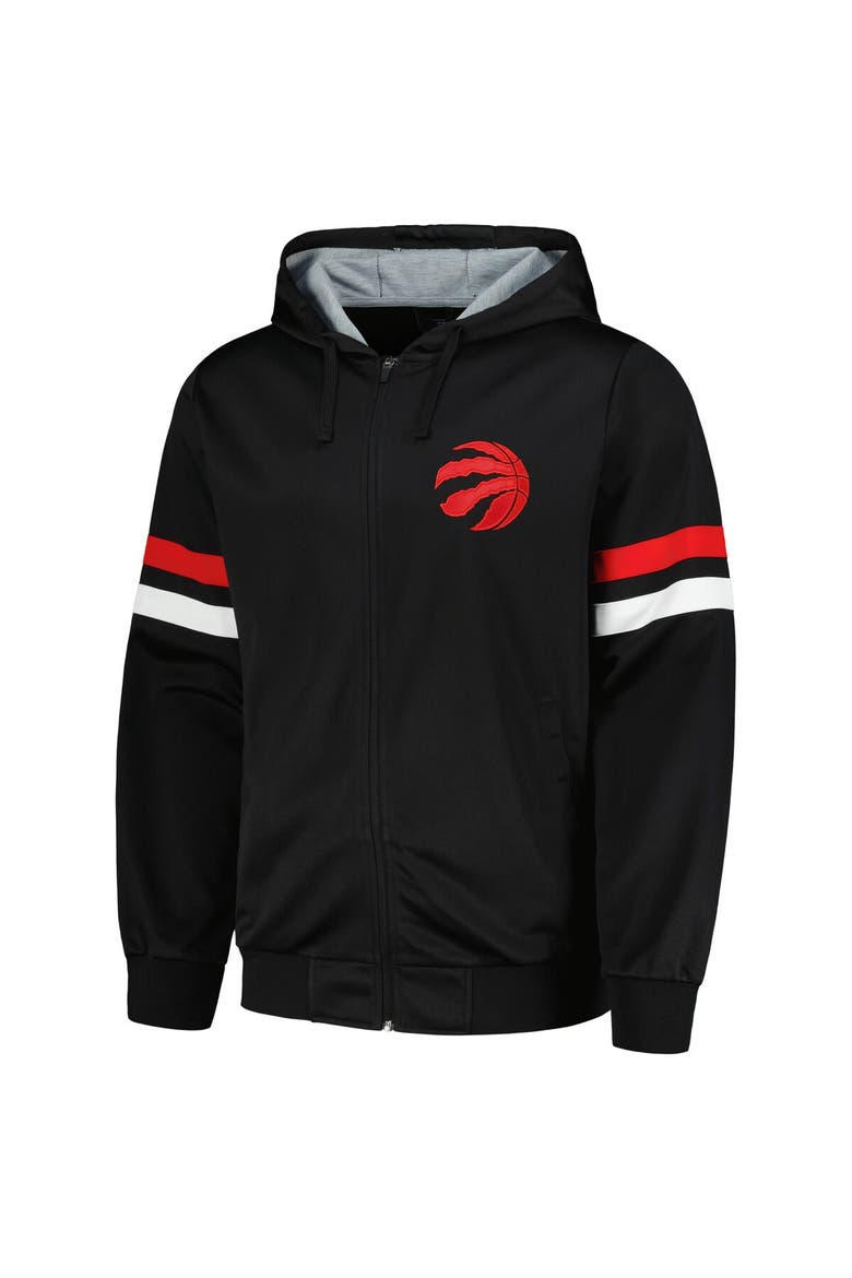 Men's G-III Sports by Carl Banks Black Toronto Raptors Contender Full-Zip Hoodie Jacket, Alternate, color, Black