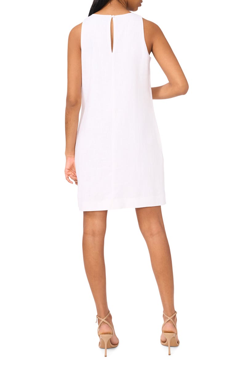 Halogen<sup>®</sup> Sleeveless Linen Blend A-Line Dress, Alternate, color,
