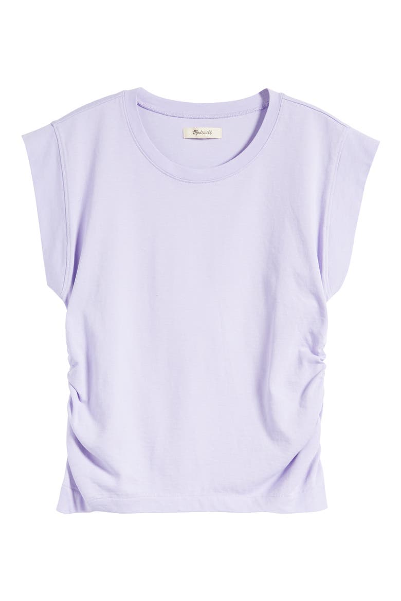 Side Cinch Muscle Tee, Alternate, color, SUBTLE LAVENDER