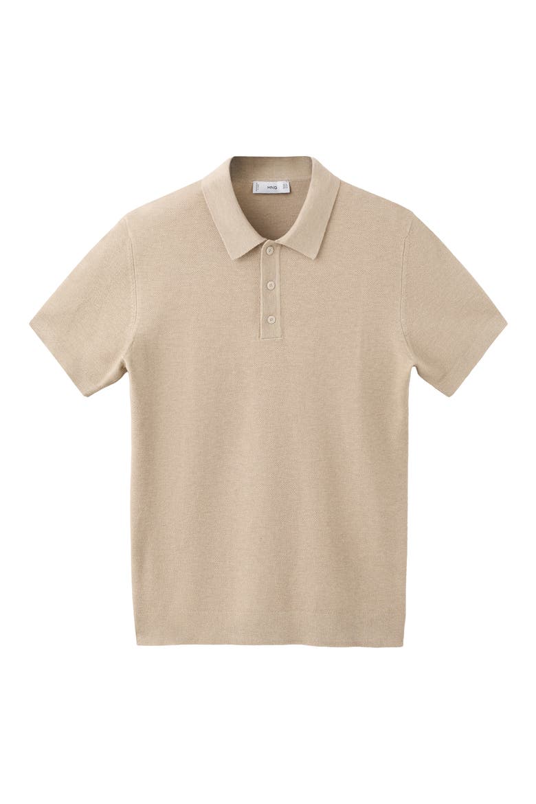 Fine Knit Polo, Alternate, color, BEIGE