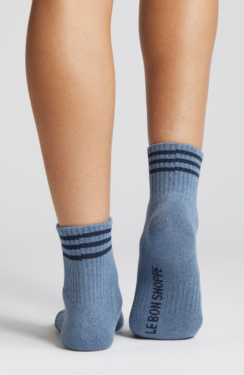 Le Bon Shoppe Girlfriend Quarter Socks, Alternate, color, Indigo