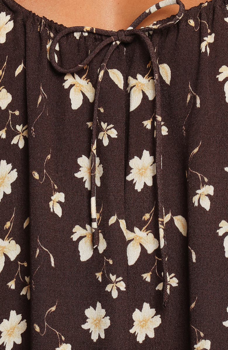 Petal & Pup Bowman Maxi Dress, Alternate, color, Brown Floral