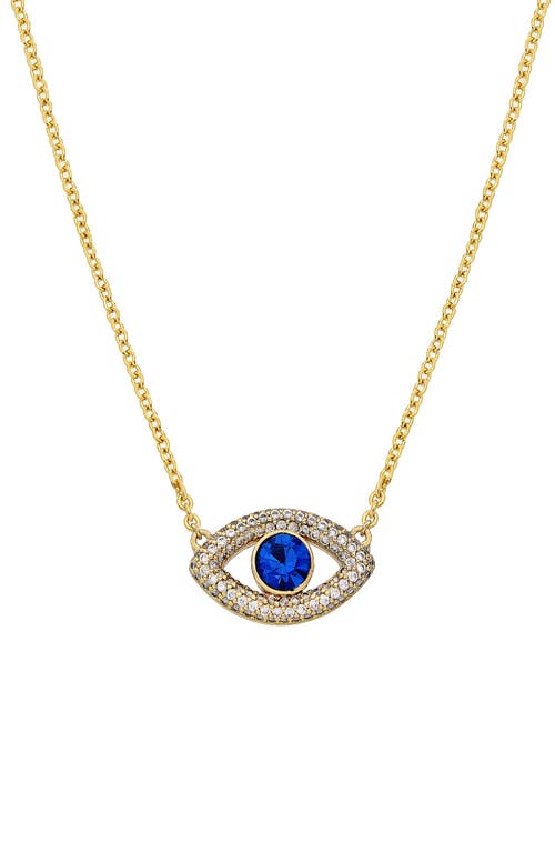 KURT GEIGER KURT GEIGER LONDON PAVÉ EVIL EYE PENDANT NECKLACE