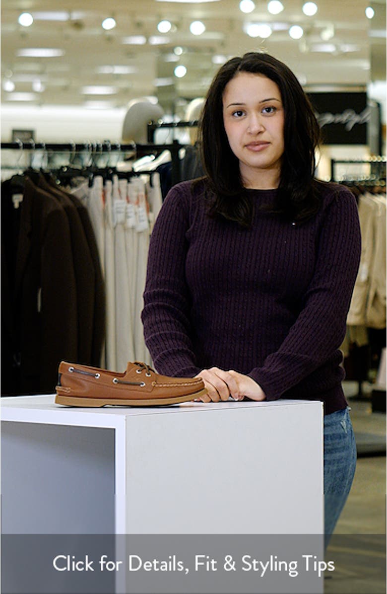 Authentic Original<sup>™</sup> 2-Eye Cross Lace Boat Shoe, sales video thumbnail