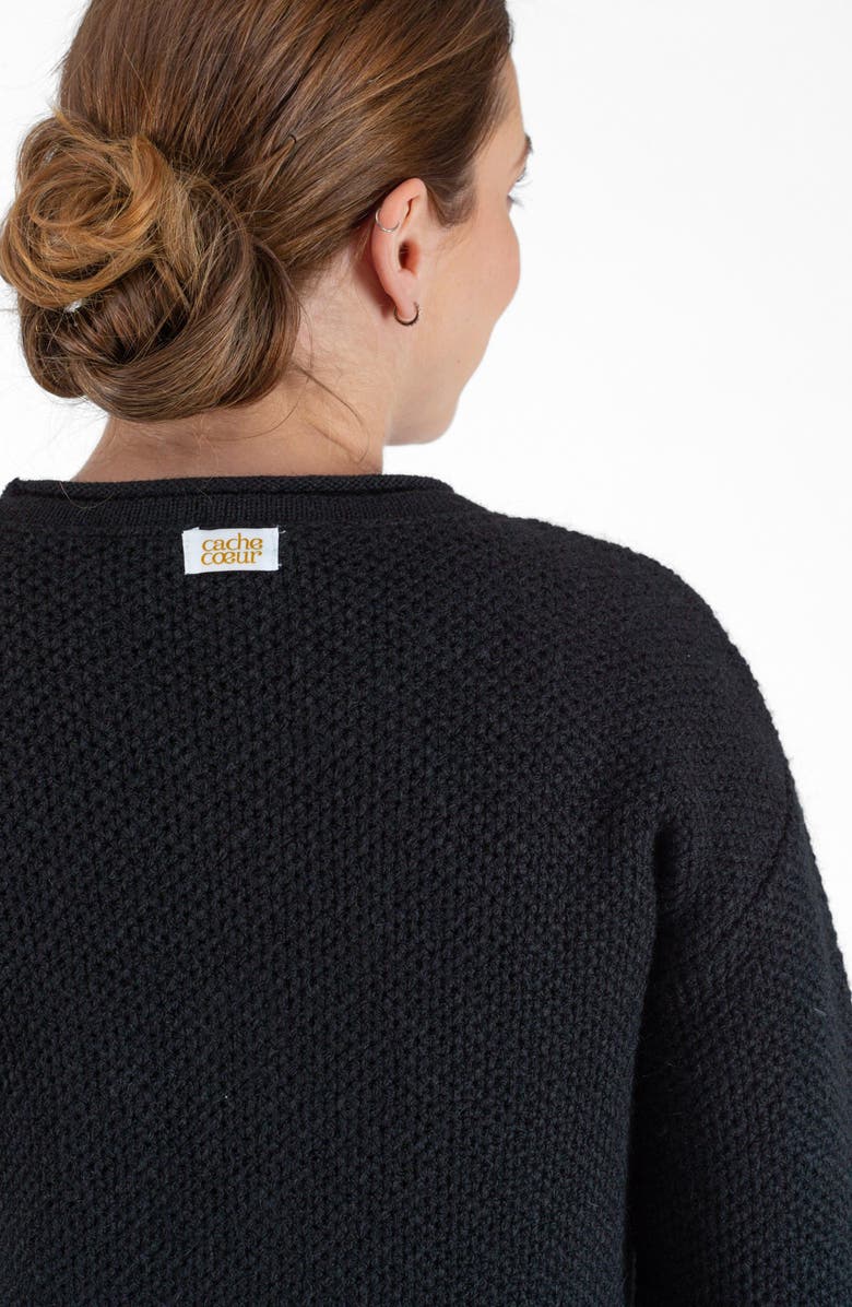 Cache Coeur Honey Long Sleeve Maternity/Nursing Sweater Dress, Alternate, color, 