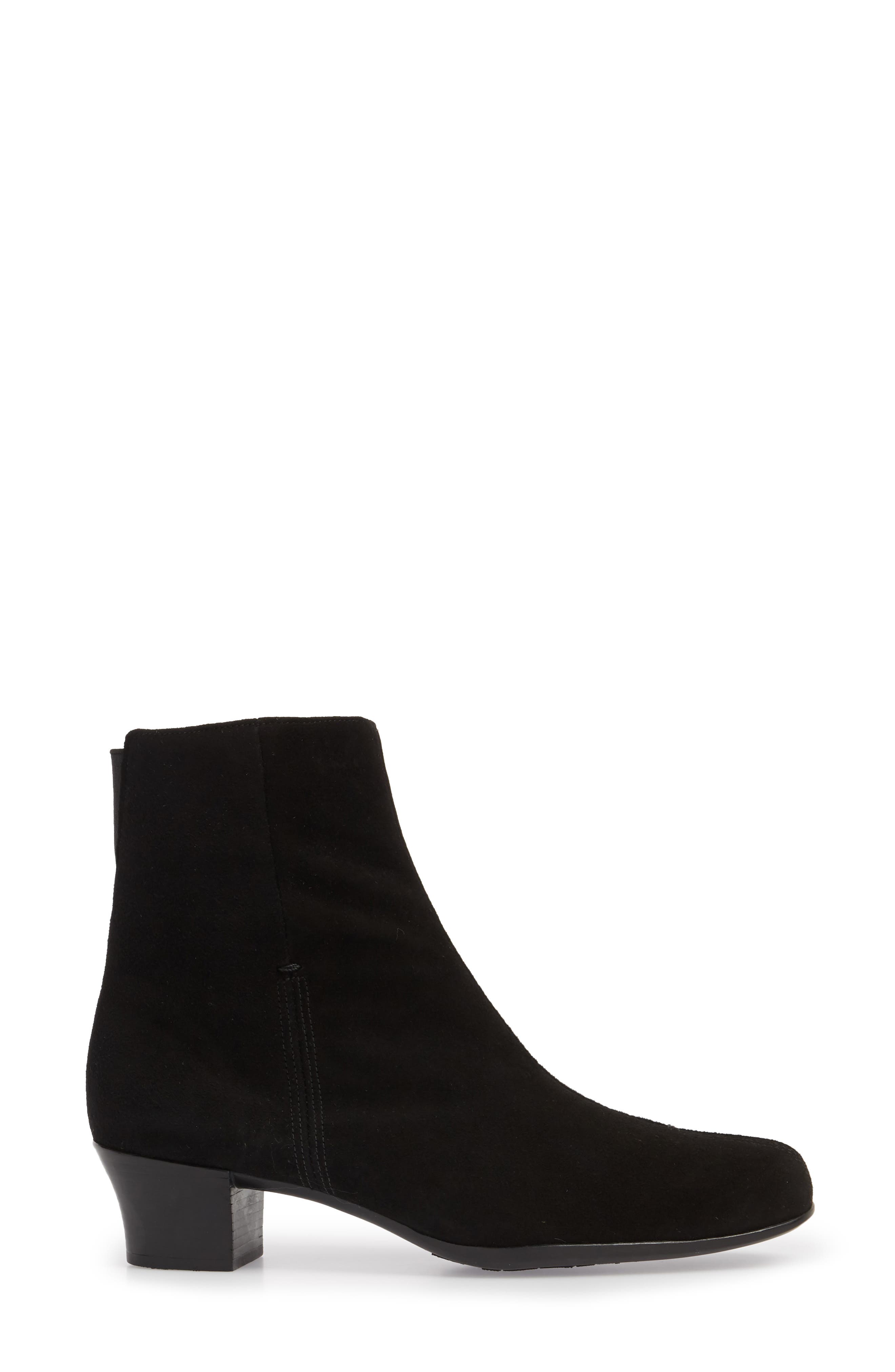 Elessa Bootie, Alternate, color, BLACK SUEDE
