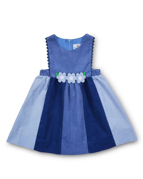 Corduroy Jumper With Flowers (Toddler, Little Kid)