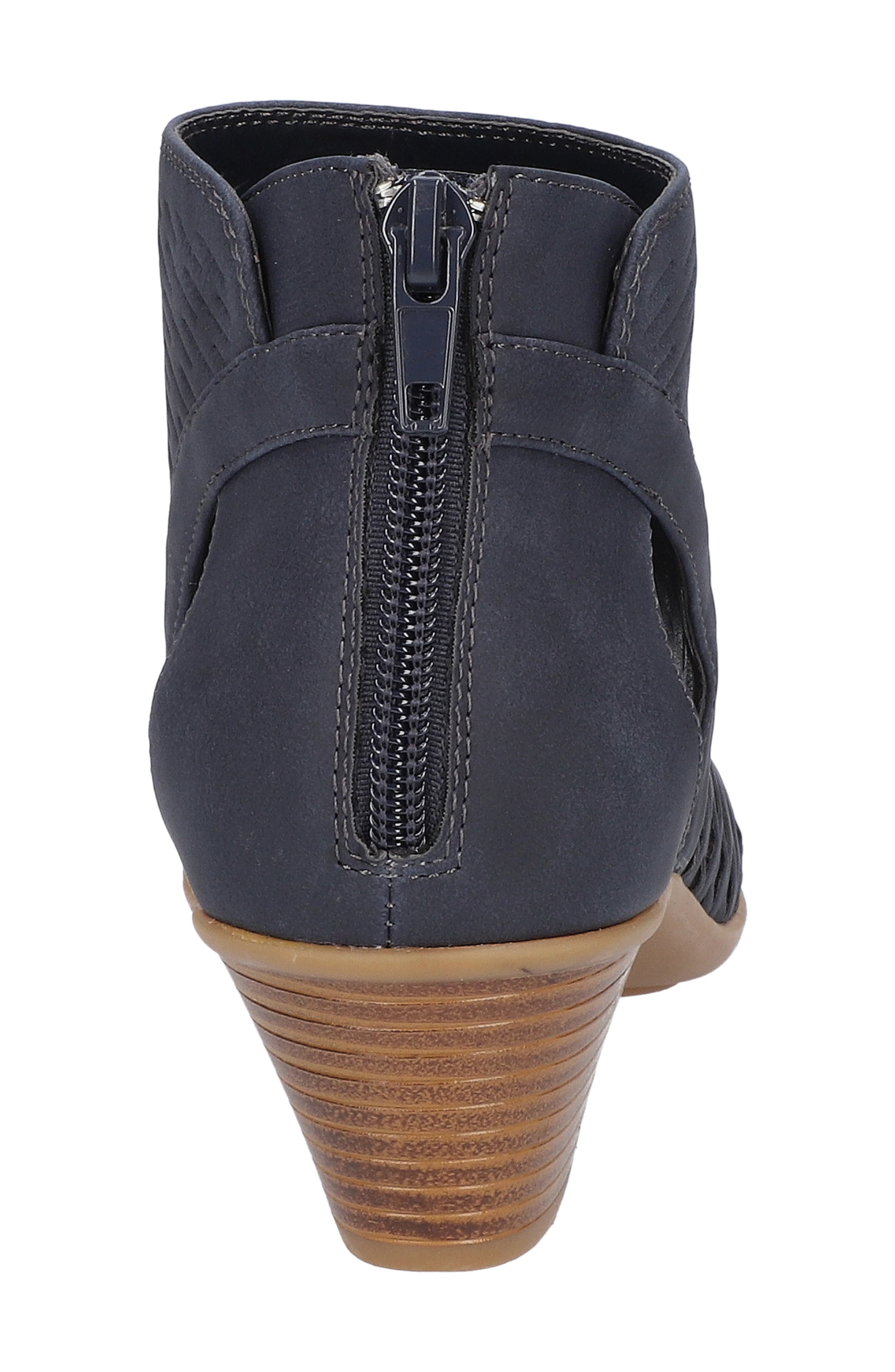 Sunrise Cutout Bootie Sandal, Alternate, color, NAVY