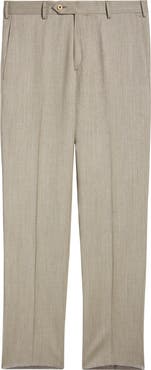 Zanella Parker Flat Front Wool Dress Pants