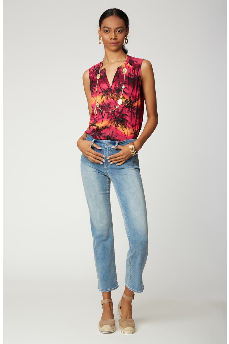 Marilyn Braided Belt Loop Jeans, Alternate, color, CLEAN COHEED