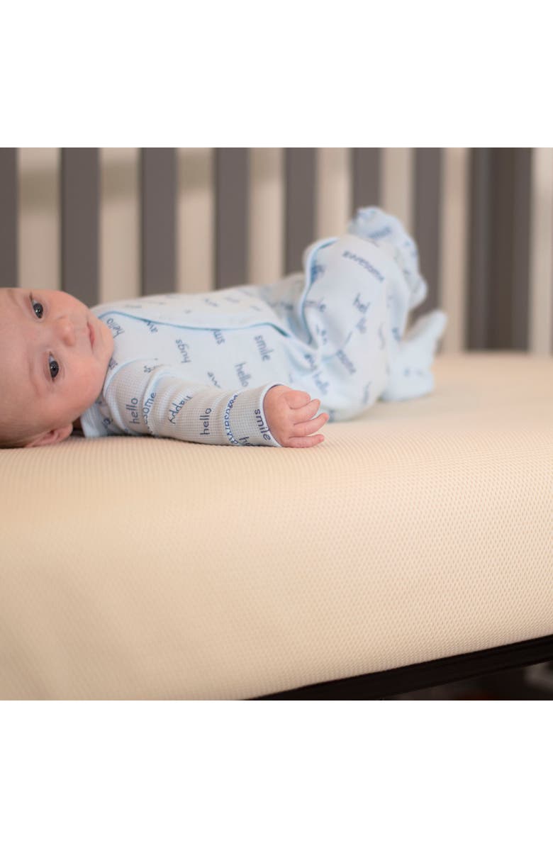 Naturepedic Organic Breathable Innerspring 2-Stage Crib Mattress, Alternate, color, Natural