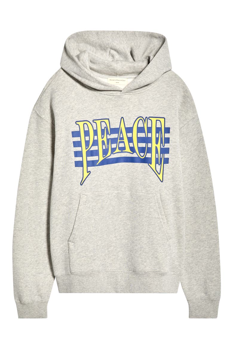 Seventies Logo Cotton Graphic Hoodie, Alternate, color, ASH