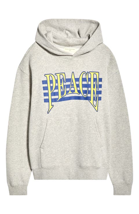 Seventies Logo Cotton Graphic Hoodie