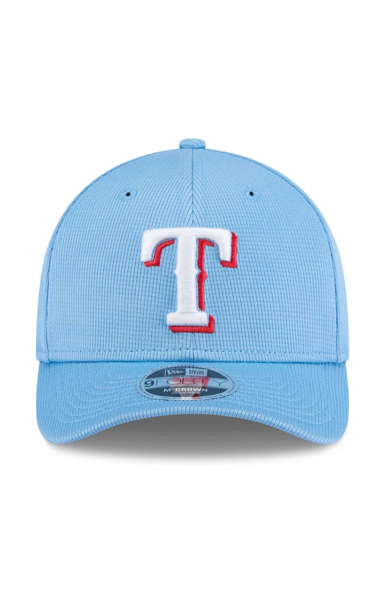 New Era Men's New Era  Light Blue Texas Rangers 2025 Spring Training 9FORTY Adjustable Hat, Alternate, color, 
