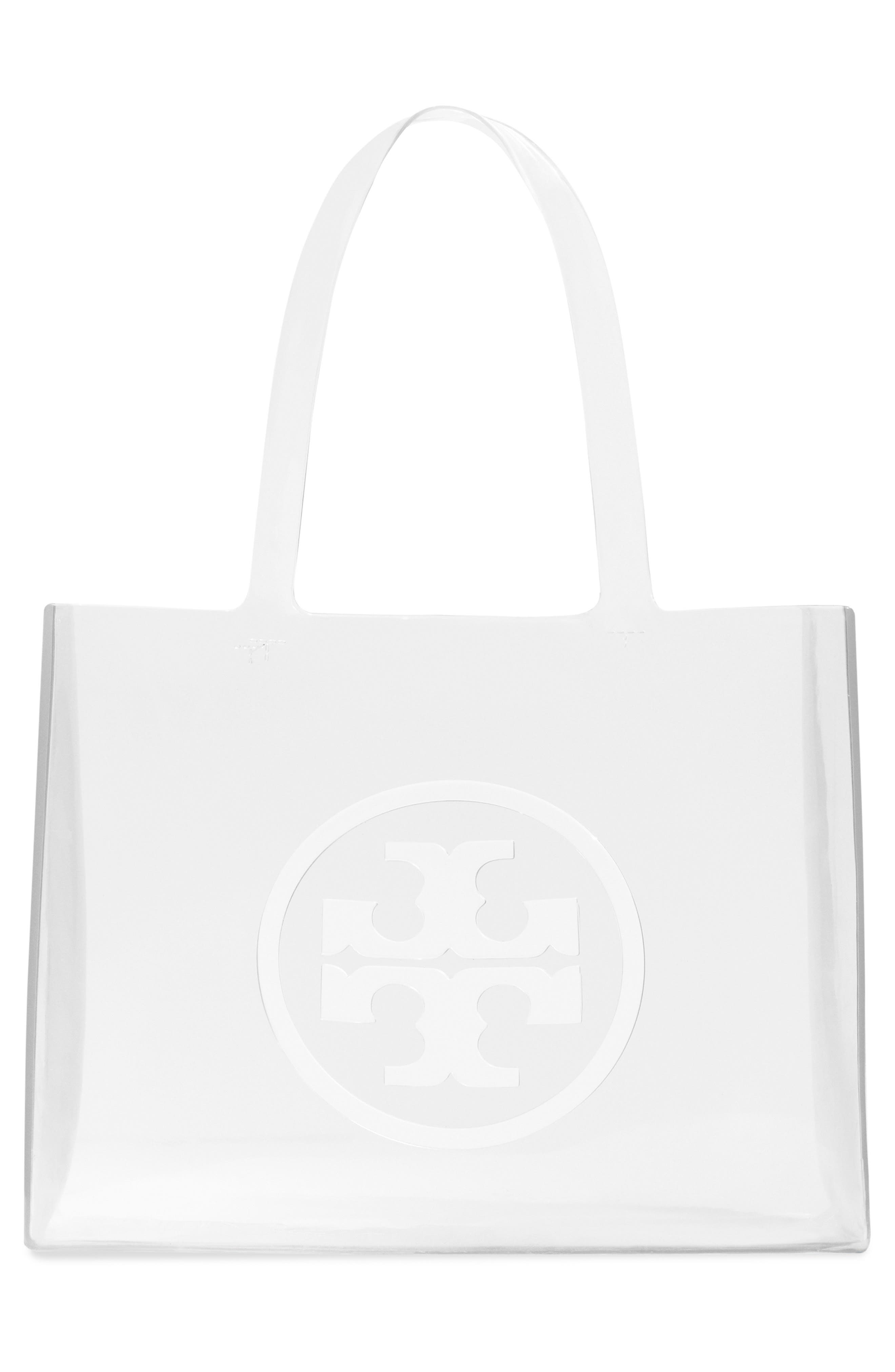Tory Burch Small Ella Clear Tote, Alternate, color, Crysyal Clear