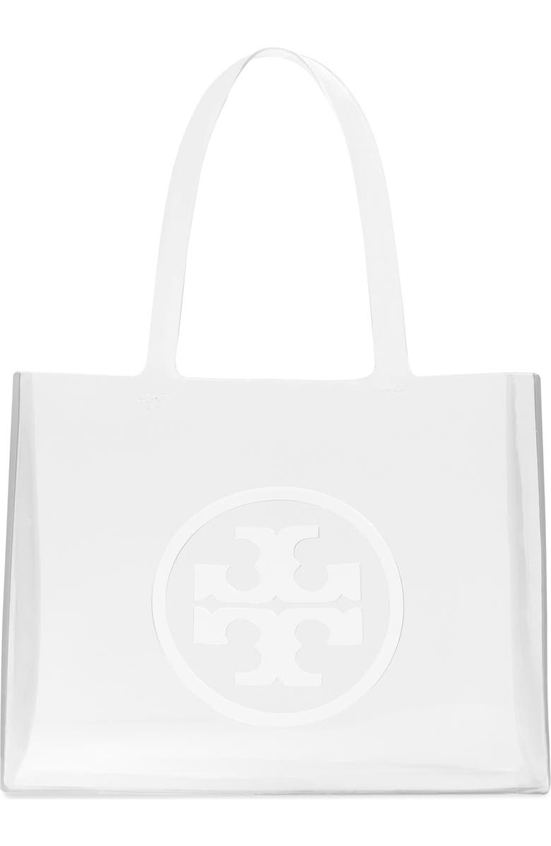 Tory Burch Small Ella Clear Tote, Alternate, color, Crysyal Clear