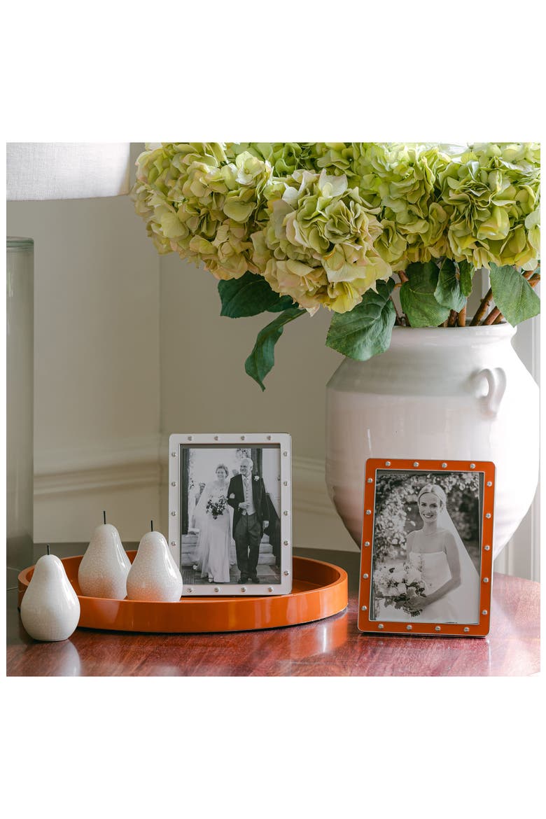 Locket Silver Plated 5 x 7-Inch Picture Frame, Alternate, color, WHITE