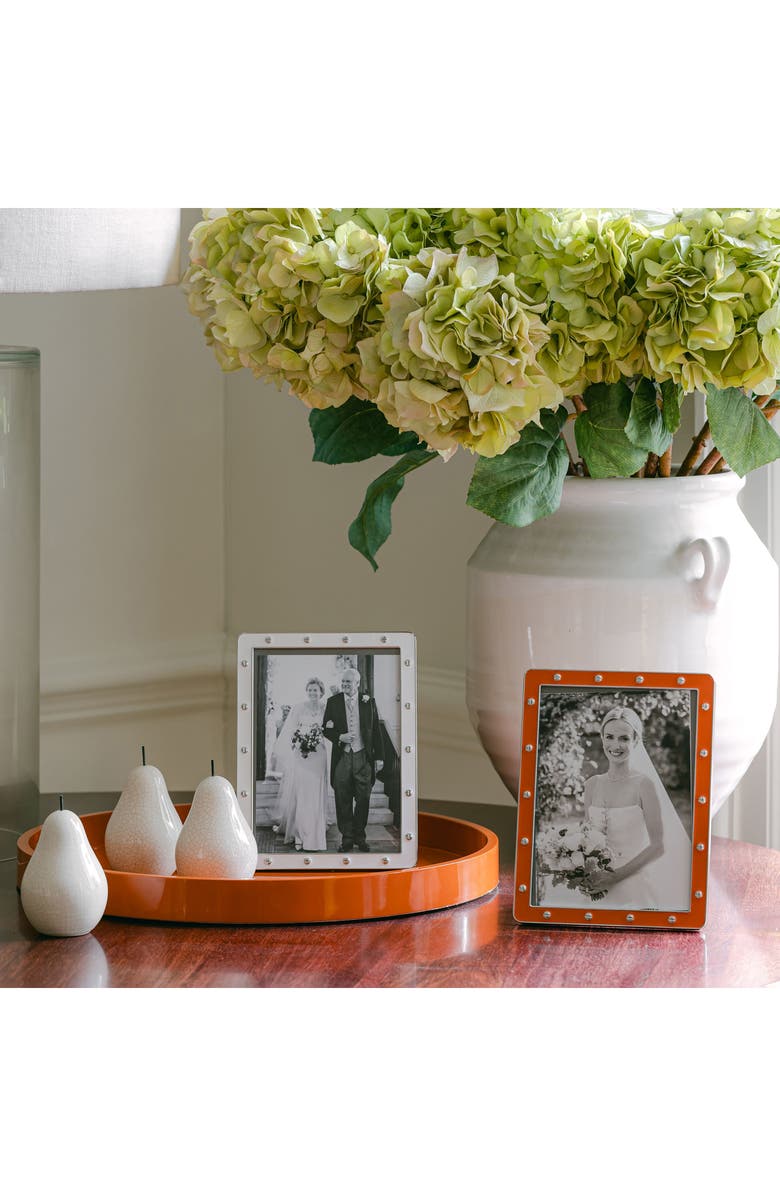 Addison Ross London Locket Silver Plated 5 x 7-Inch Picture Frame, Alternate, color, White