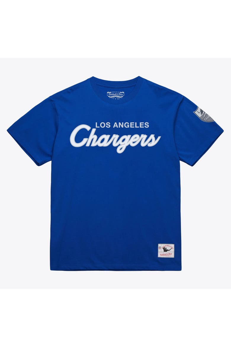 Men's Mitchell & Ness Royal Los Angeles Chargers Head Coach Classic T-Shirt, Main, color, Royal