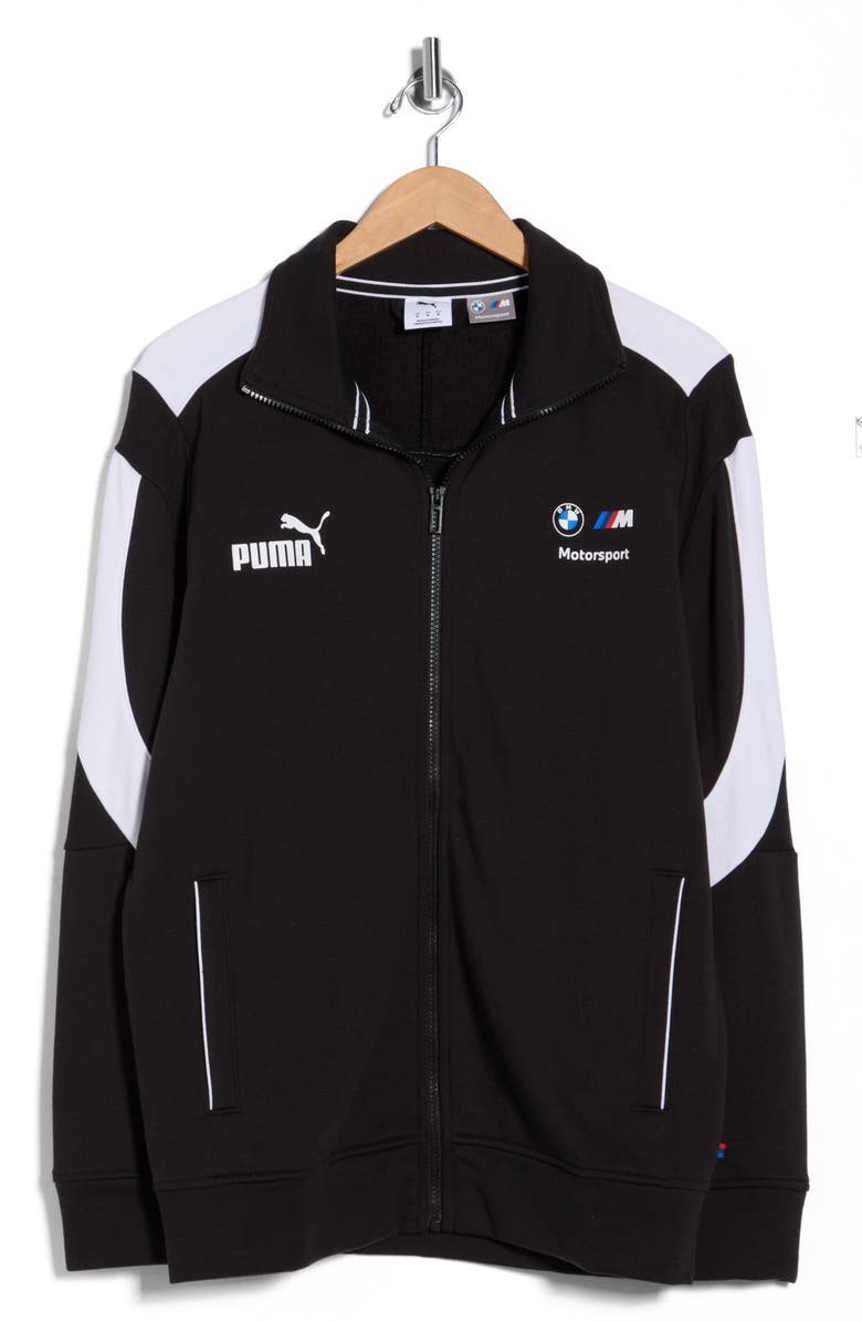 PUMA x BMW Motorsport MT7 Water Resistant Jacket, Alternate, color, Puma Black