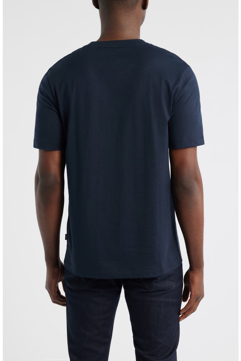 Thompson Embossed Logo Graphic T-Shirt, Alternate, color, DARK BLUE