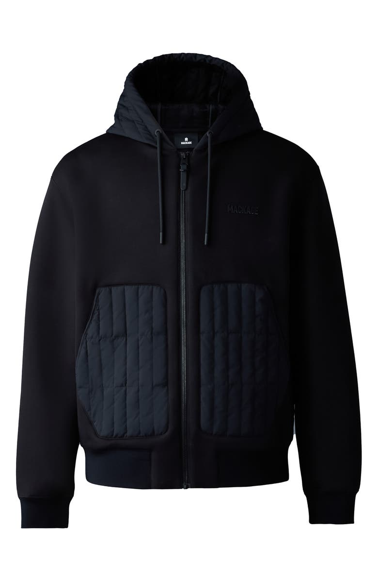 Mackage Cruz Quilted Down Fill Panel Hooded Jacket, Alternate, color,