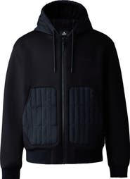 Mackage Cruz Quilted Down Fill Panel Hooded Jacket