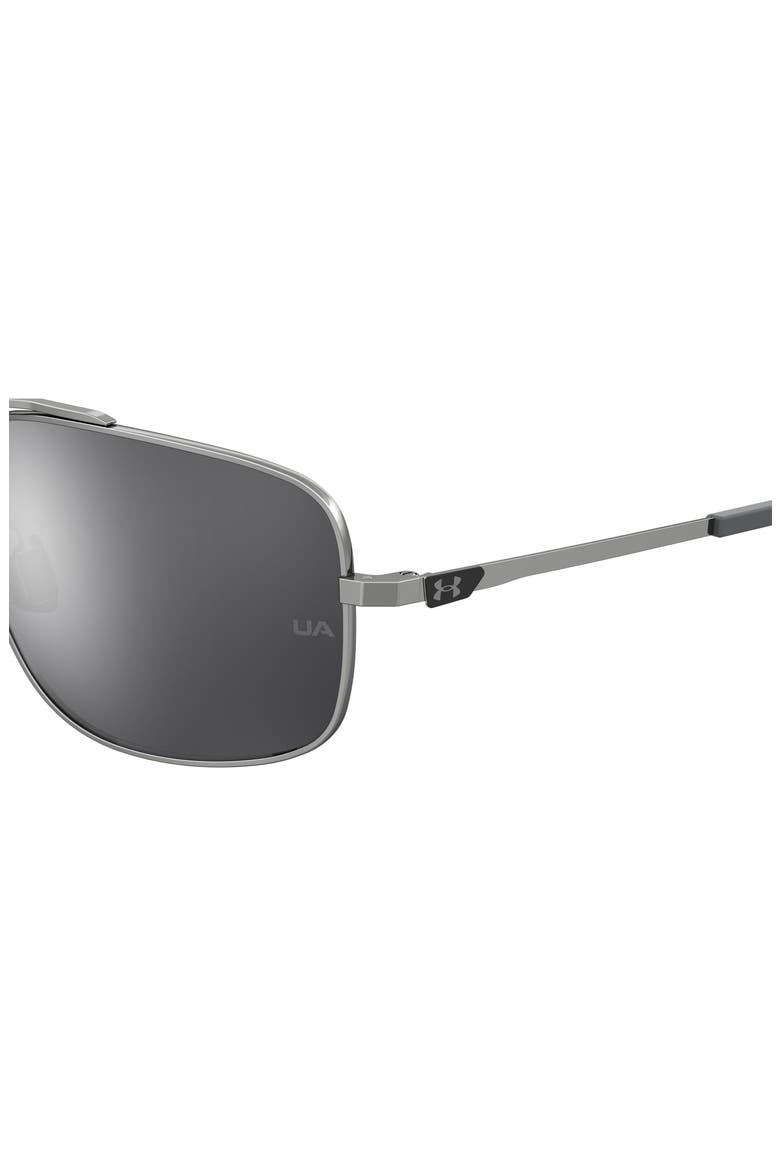 59mm Polarized Mirrored Aviator Sunglasses, Alternate, color, RUTHENIUM