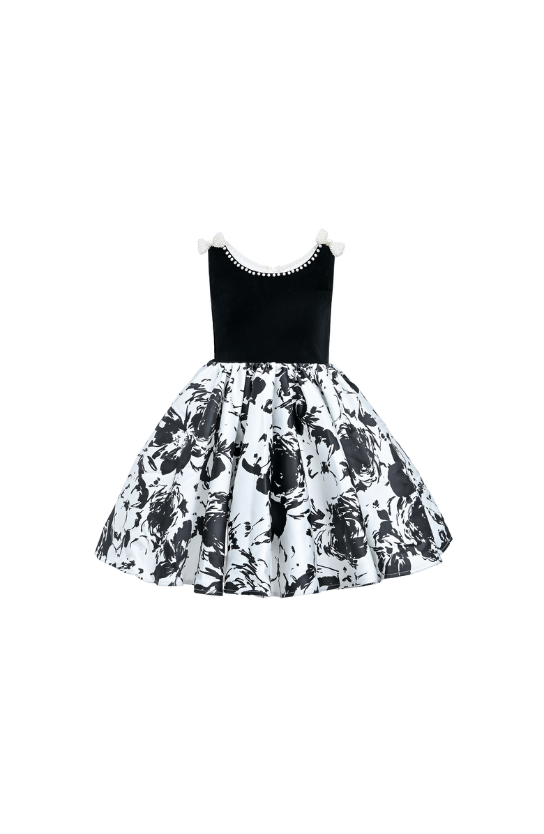 Tulleen Maitland Dress, Main, color, Black