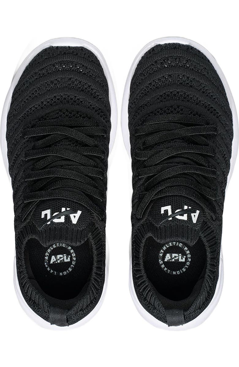 APL Youth's TechLoom Wave Sneakers, Alternate, color, Black / White